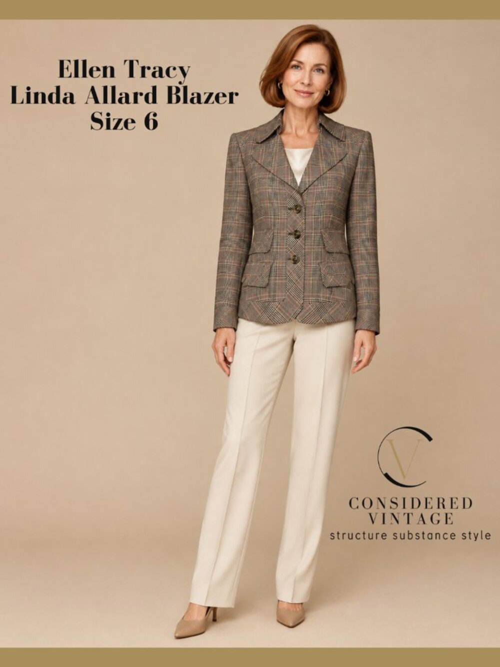 ✨ VINTAGE LINDA ALLARD BY ELLEN TRACY BLAZER ✨